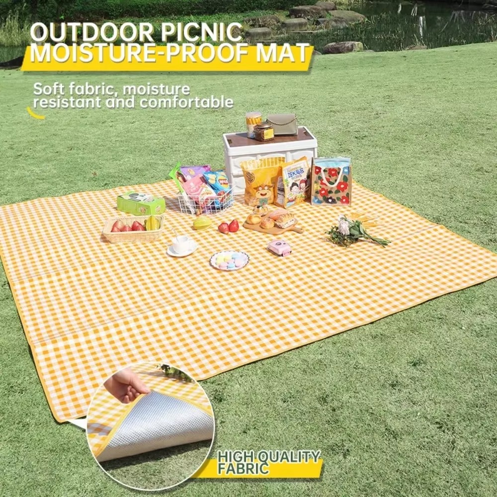 Outdoor Camping Heated Blanket - Outdoor Picnic Mat Thickened Easy To