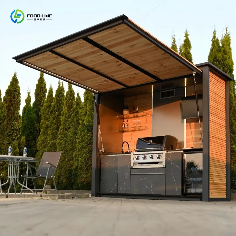 Outdoor Camping Kitchen Set - Customized Prefabricated Outdoor Garden Kitchen Cabinet
