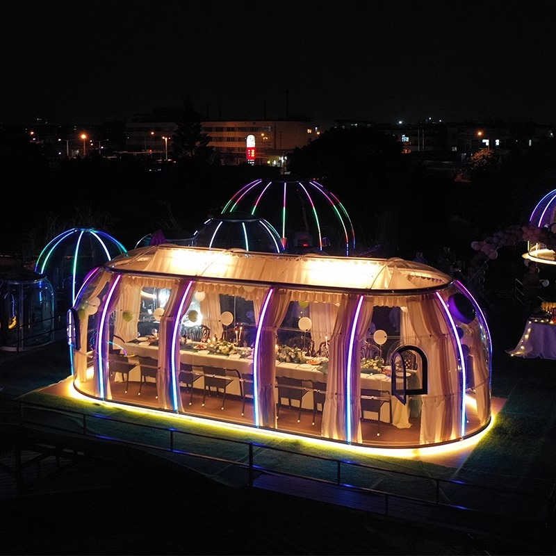 Outdoor Camping And Glamping - Outdoor Transparent Starry Sky Dome Tent