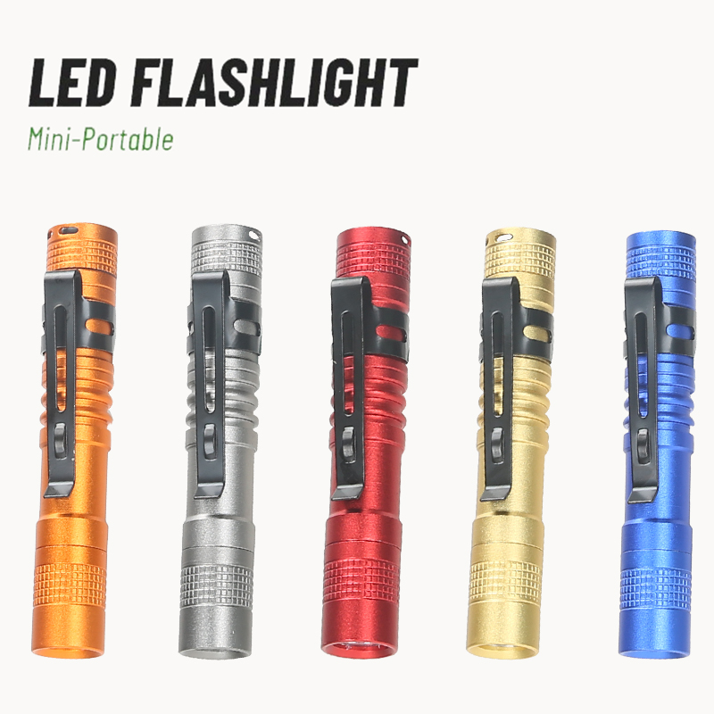 Outdoor Camping Accessories - Portable Mini LED Pen Flashlight with