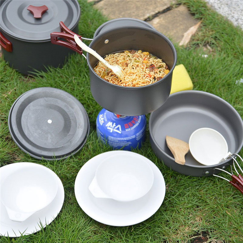 Outdoor Camping Kitchen Set - Outdoor 5-6 People Large-Capacity Outdoor Camping