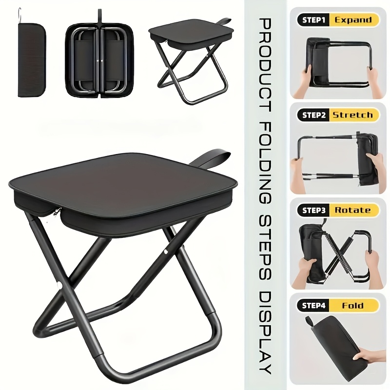 Outdoor Camping Hammock Chair - Portable Folding Stool Lightweight Camping Chair
