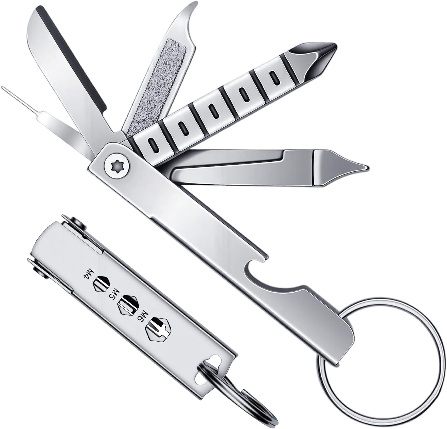 Outdoor Camping Utensils - Portable Mini Stainless Steel Screwdriver Wrench
