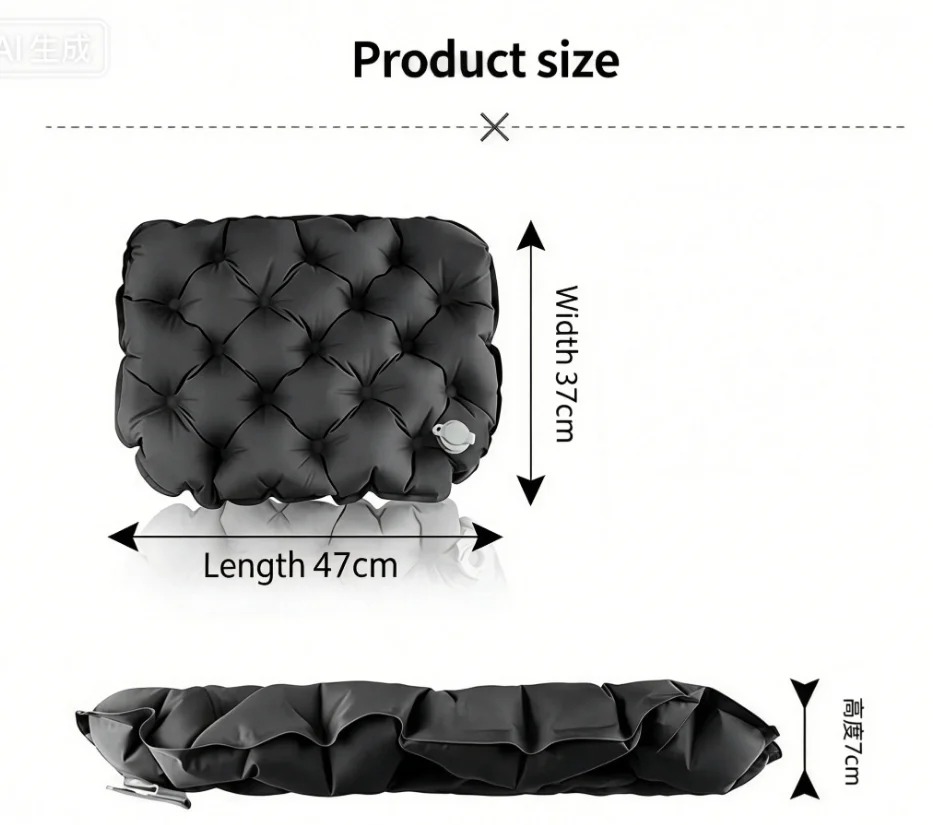 Portable Inflatable Seat Cushi - огляд і ціна Outdoor Camping Carpet
