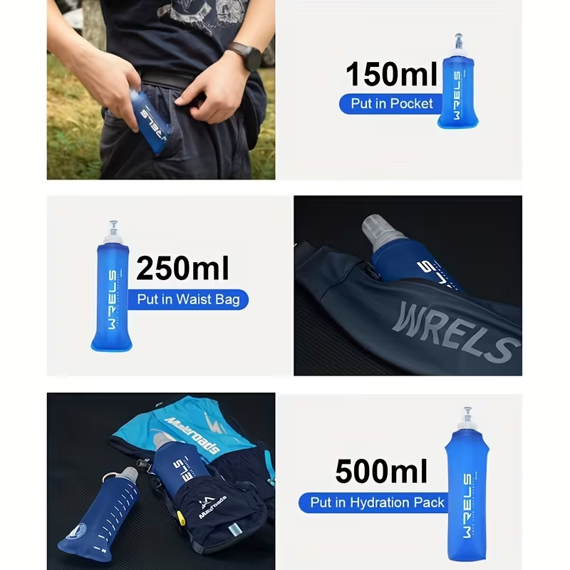 WRELS Portable Sports Soft Fla - огляд і ціна Collapsible Water Bottle