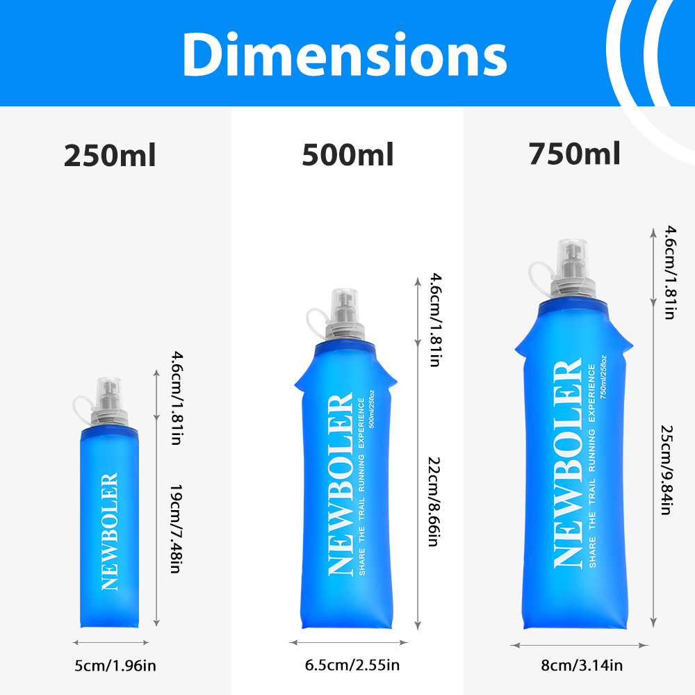 250/500/750ML Water Bottle TPU - огляд і ціна Collapsible Water Bottle