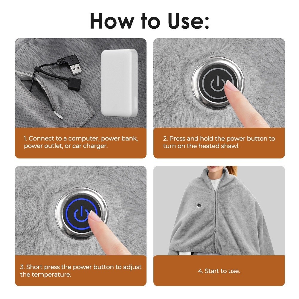 High Quality Wearable USB Elec - огляд і ціна Outdoor Camping Heated Blanket
