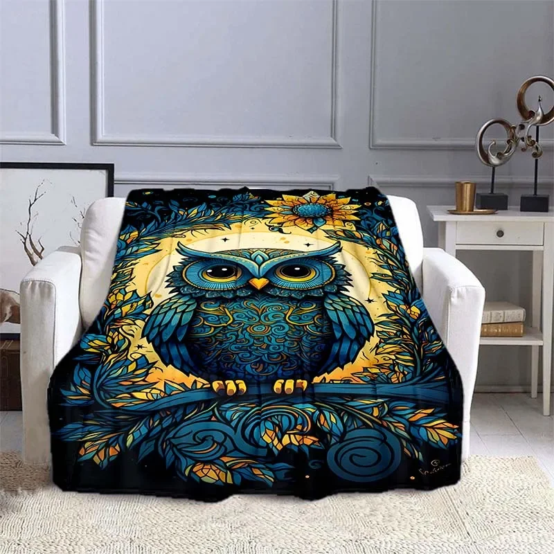 10 Sizes Owl Pattern Blanket W - огляд і ціна Outdoor Camping Heated Blanket
