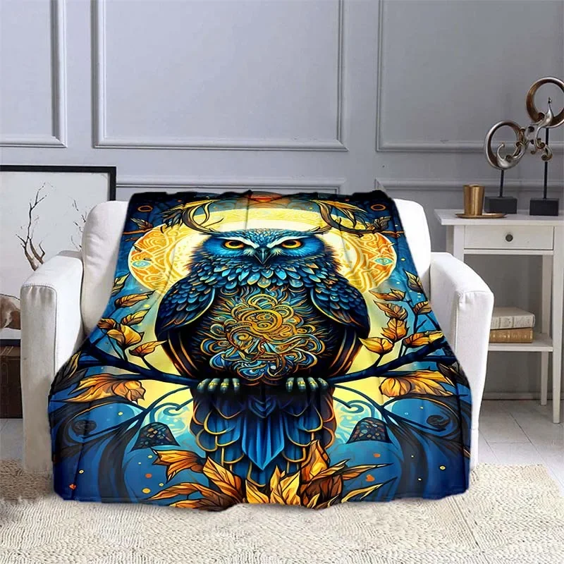 10 Sizes Owl Pattern Blanket W - огляд і ціна Outdoor Camping Heated Blanket