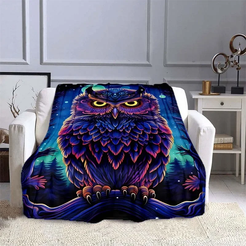 10 Sizes Owl Pattern Blanket W - огляд і ціна Outdoor Camping Heated Blanket
