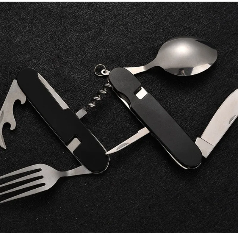 4 in 1 Folding Tableware Detac - огляд і ціна Outdoor Camping Utensils