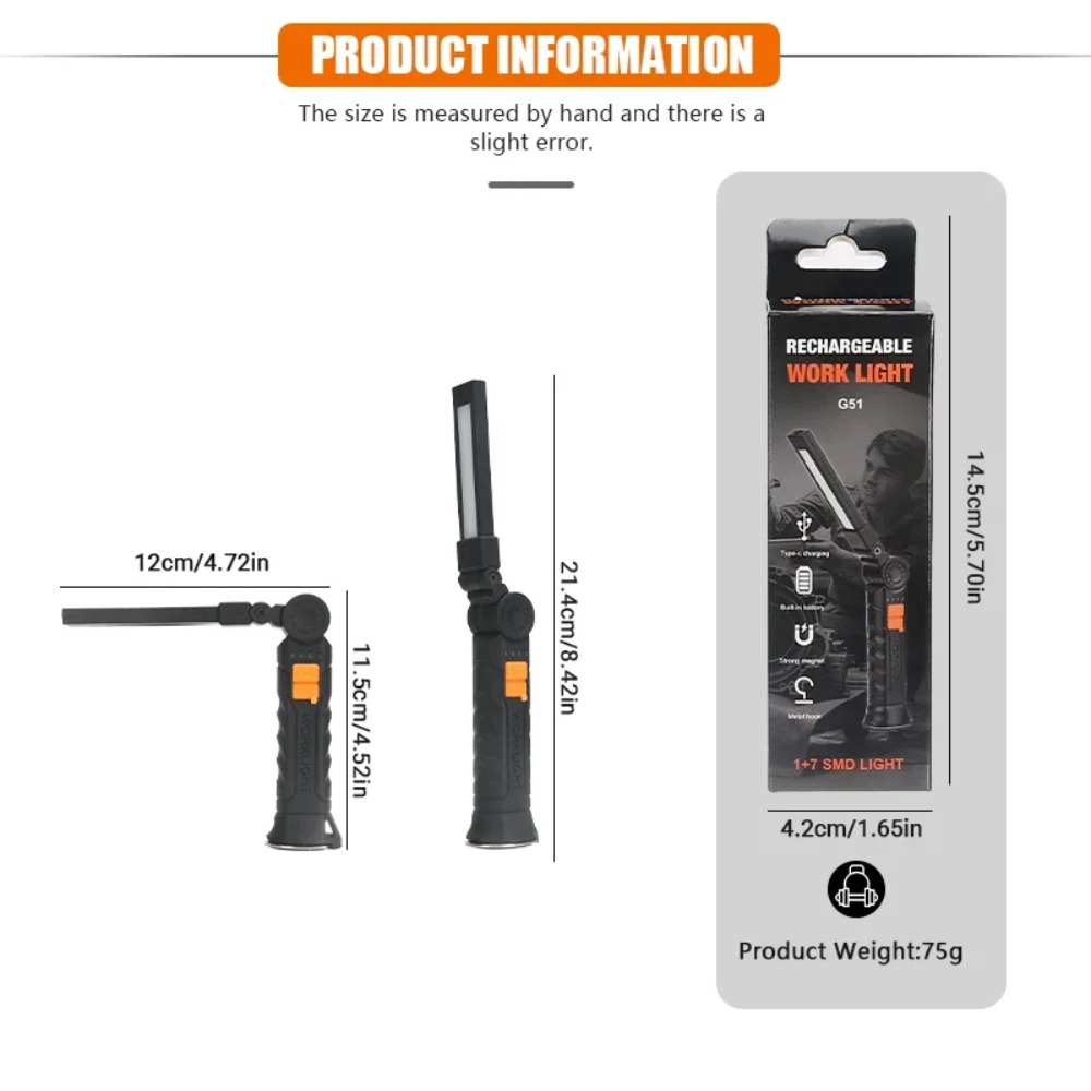 Portable COB LED Flashlight US - огляд і ціна Outdoor Camping Accessories