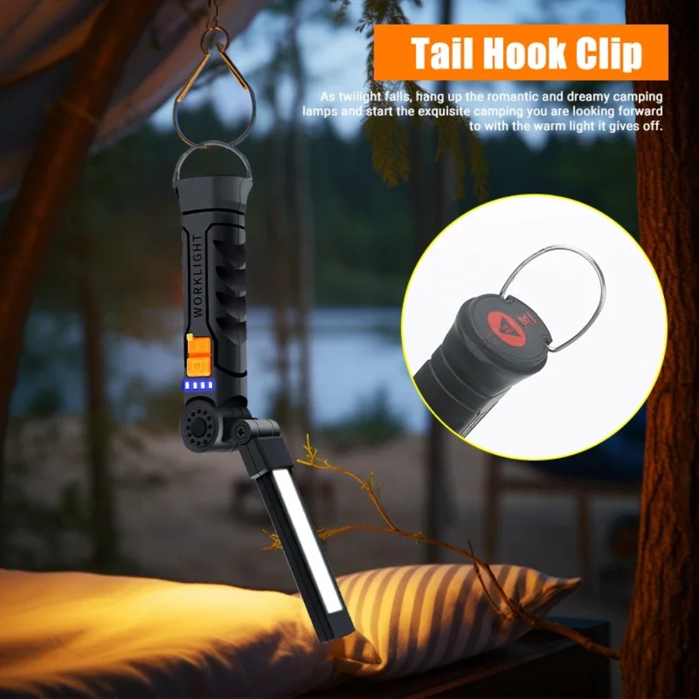 Portable COB LED Flashlight US - огляд і ціна Outdoor Camping Accessories