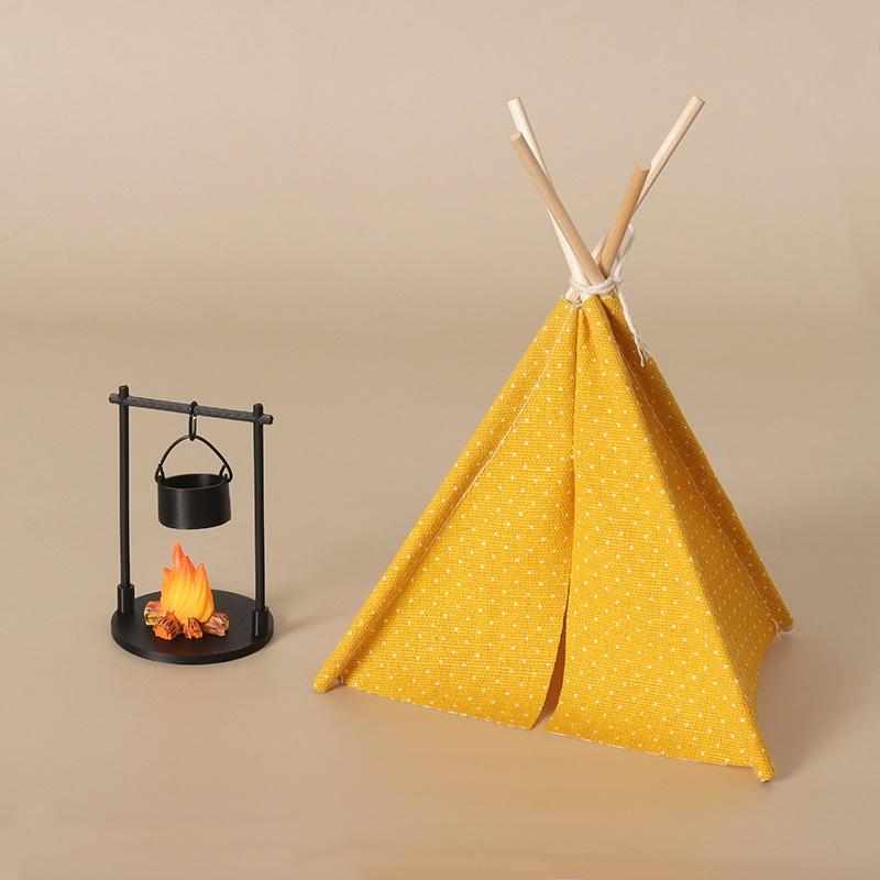 1:12 Scale Camping Tent Model  - огляд і ціна Outdoor Camping Decor
