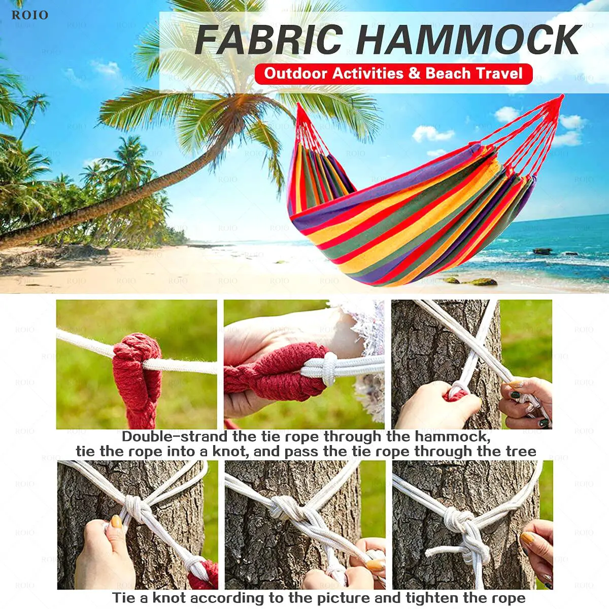 Camping Hammock Thickened Dura - огляд і ціна Outdoor Camping Hammock Chair