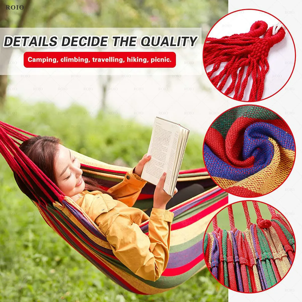 Camping Hammock Thickened Dura - огляд і ціна Outdoor Camping Hammock Chair
