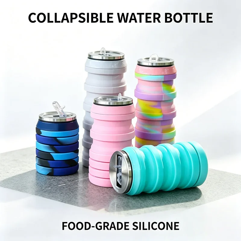 480ML Retractable Silicone Wat - огляд і ціна Collapsible Water Bottle