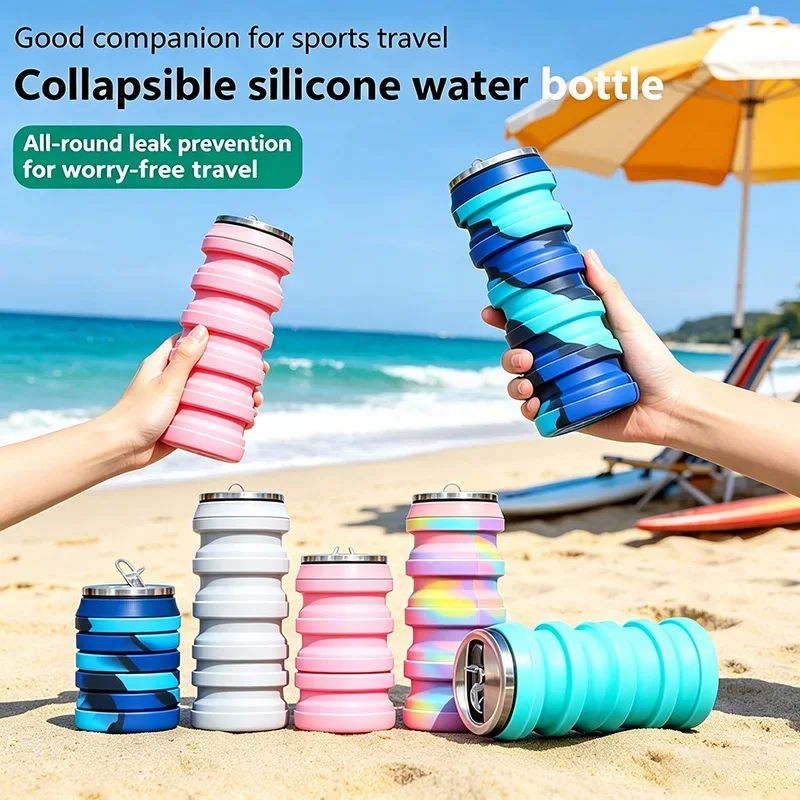 480ML Retractable Silicone Wat - огляд і ціна Collapsible Water Bottle