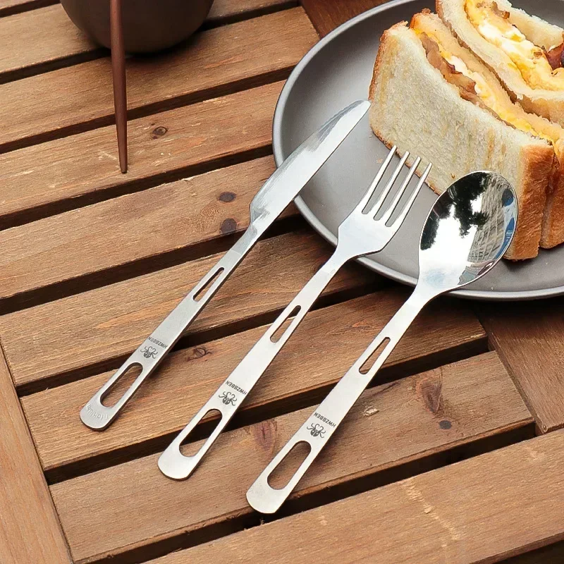 HWZBBEN Titanium Fork Spoon Kn - огляд і ціна Outdoor Camping Kitchen Set