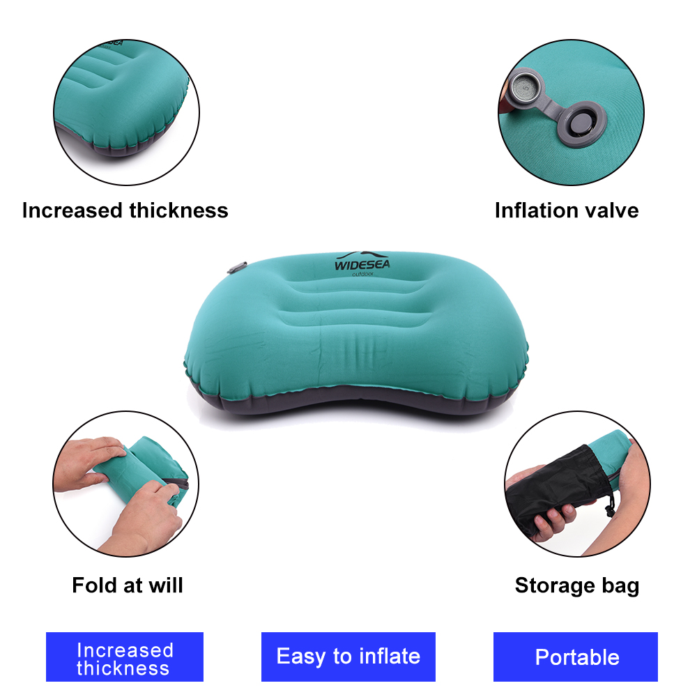 Widesea Portable Inflatable Pi - огляд і ціна Camp Pillow Compressible