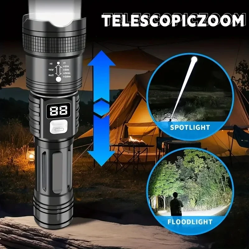 100000LM Super Bright Led Flas - огляд і ціна Outdoor Camping Accessories