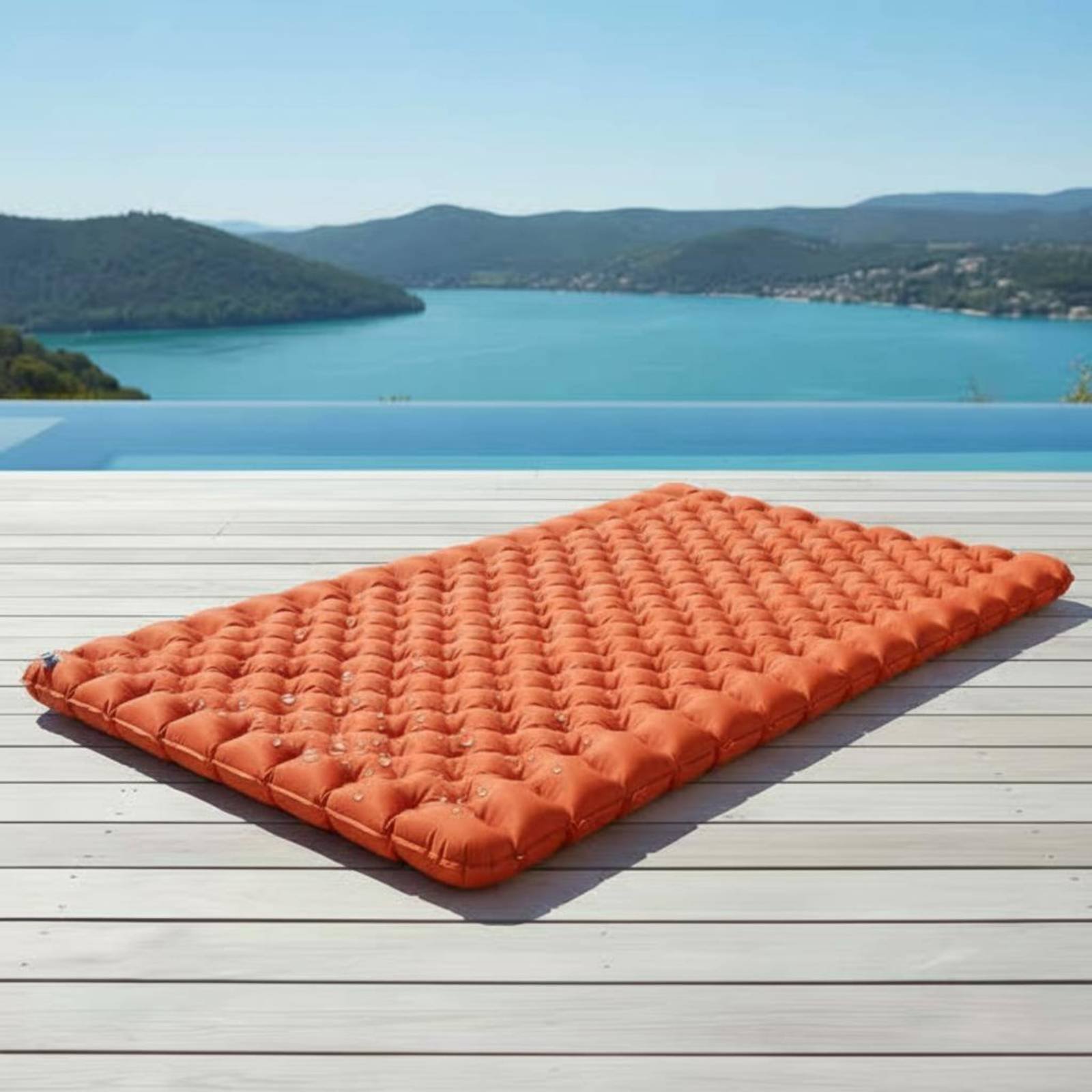 Inflatable Camping Mat Nylon T - огляд і ціна Outdoor Camping Carpet
