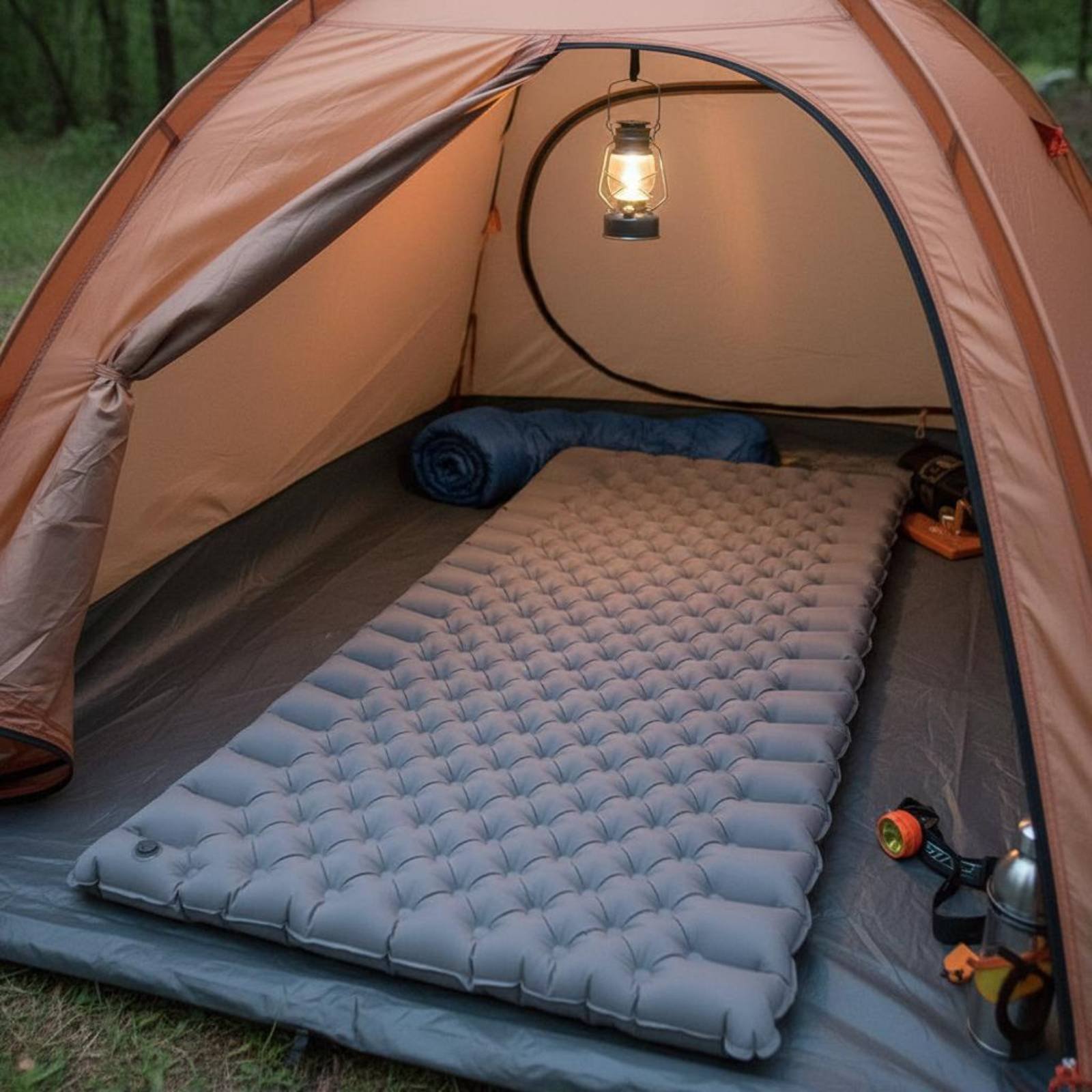 Inflatable Camping Mat Nylon T - огляд і ціна Outdoor Camping Carpet