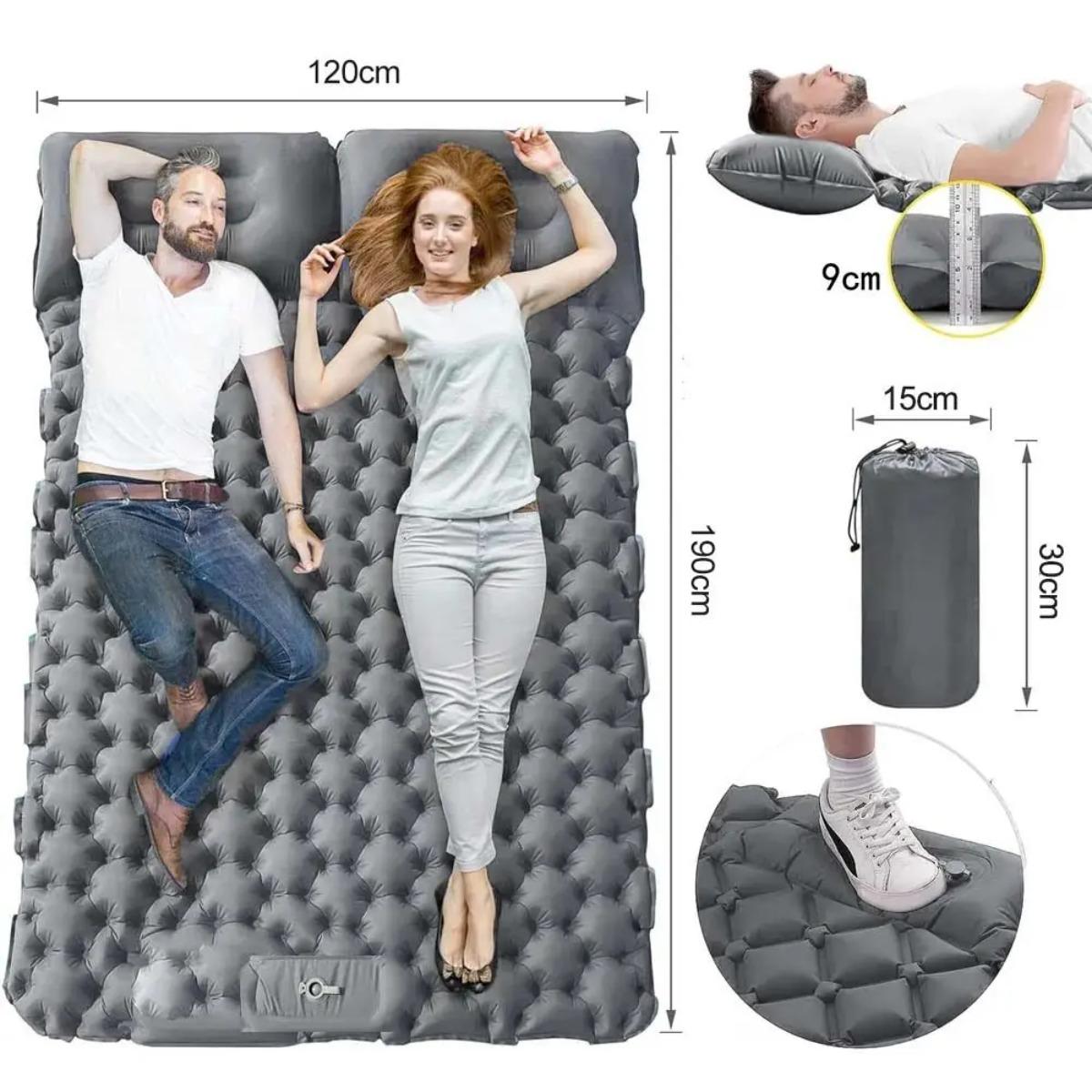 Single & Double Inflatable Air - огляд і ціна Camp Pillow Compressible