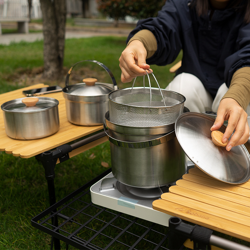 NOBANA Newest Outdoor Stainles - огляд і ціна Outdoor Camping Kitchen Set