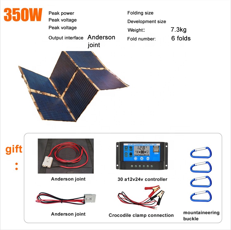 350W Flexible Monocrystalline  - огляд і ціна Portable Power Station