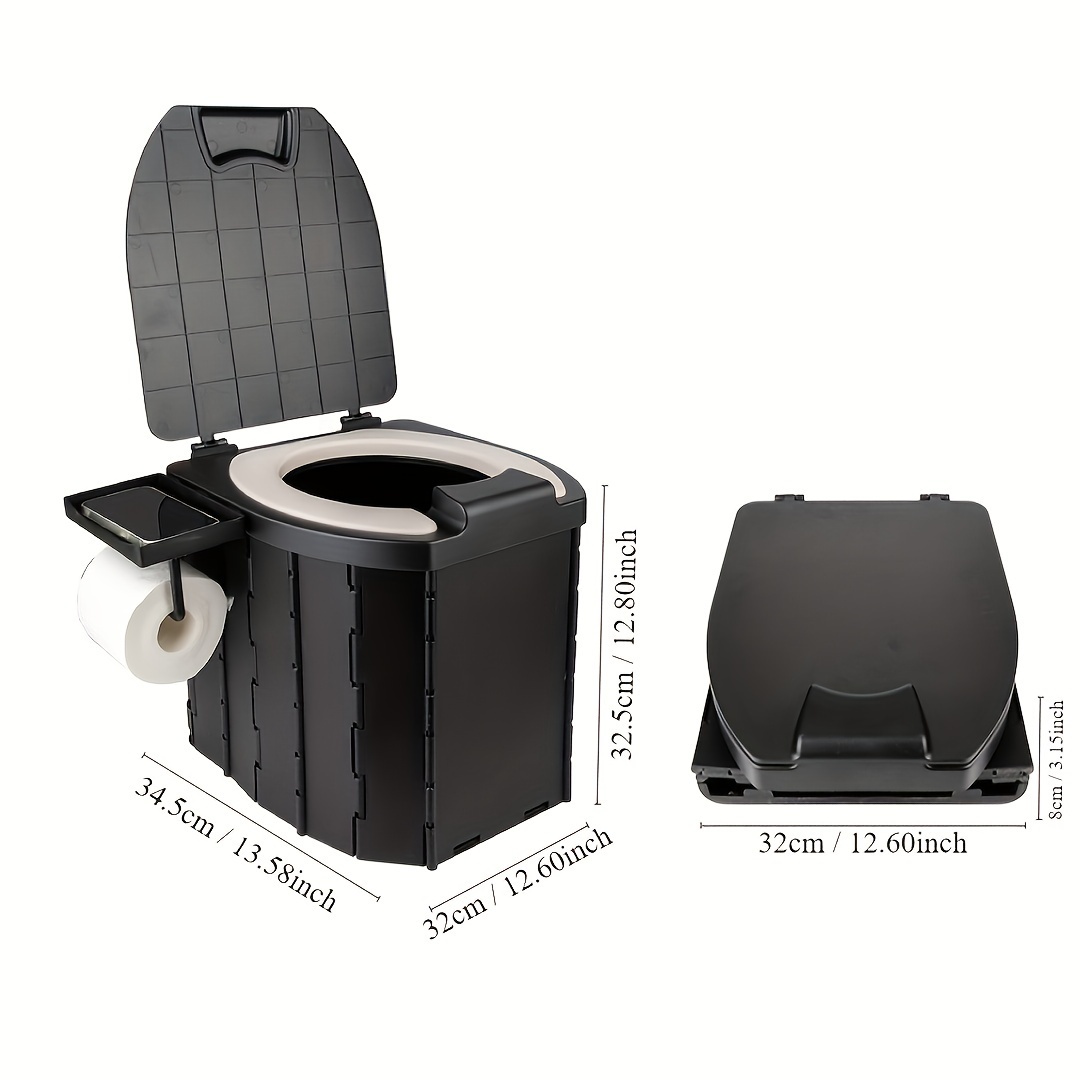Portable Folding Toilet with P - огляд і ціна Outdoor Camping Carpet
