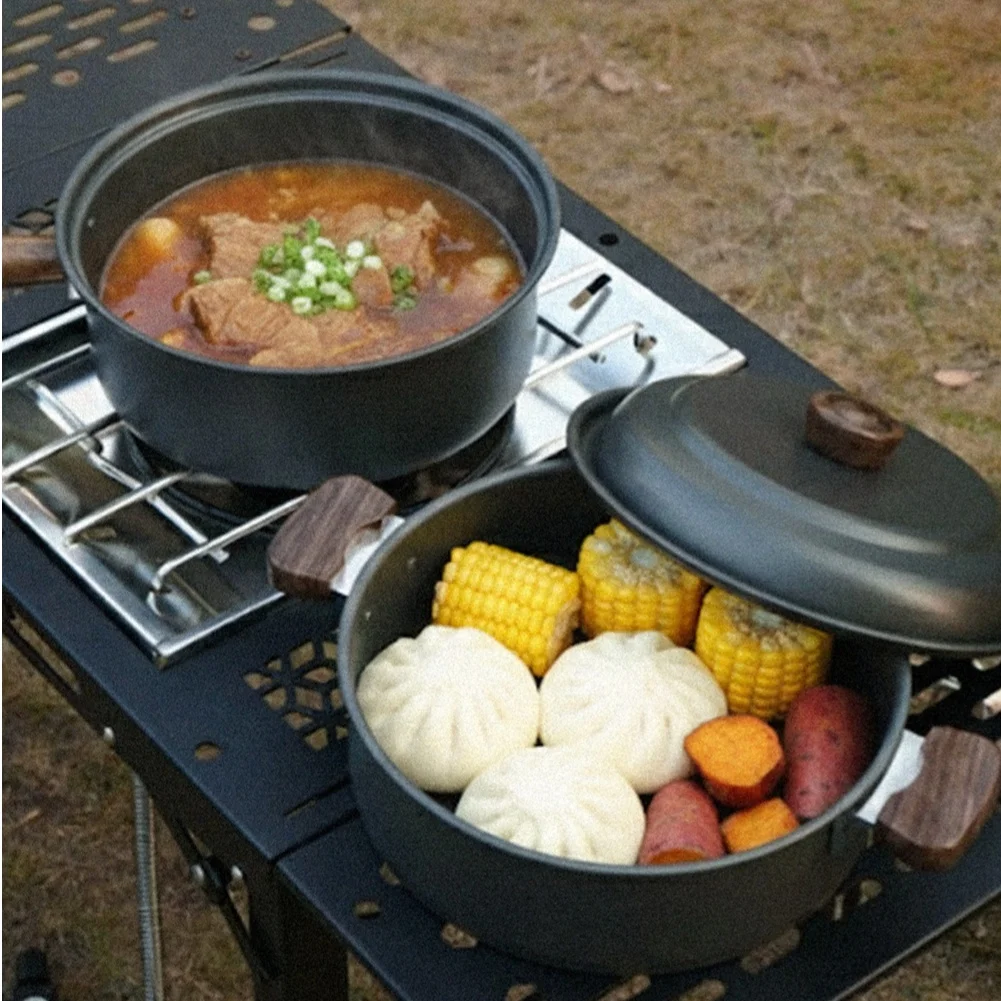 3L Camping Cooking Pot Set Alu - огляд і ціна Outdoor Camping Kitchen Set