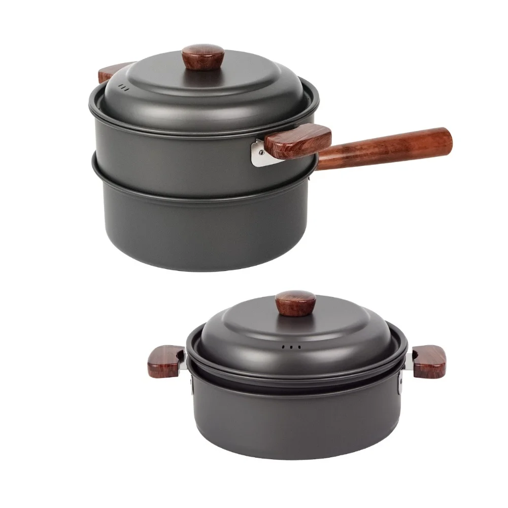 3L Camping Cooking Pot Set Alu - огляд і ціна Outdoor Camping Kitchen Set