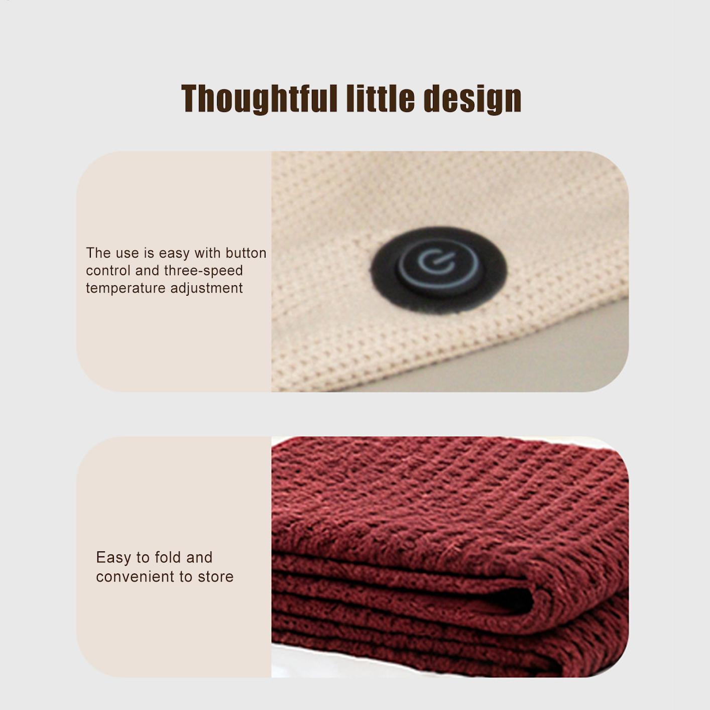 Portable Heated Shawl 3 Levels - огляд і ціна Outdoor Camping Heated Blanket