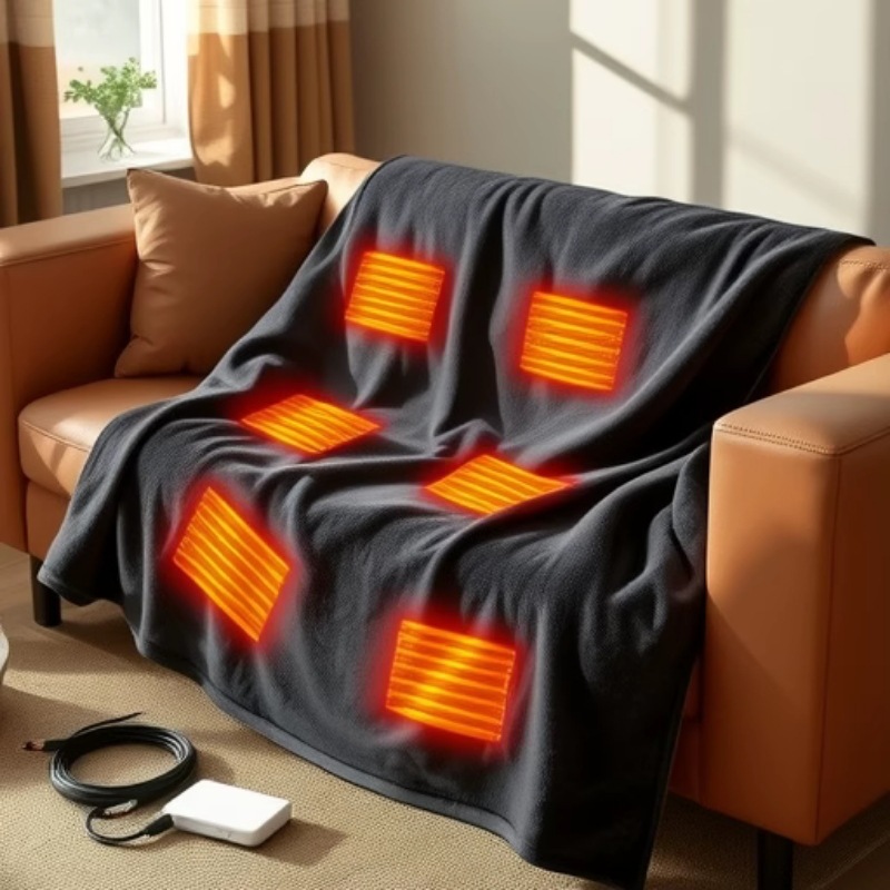2025 NewUSB Heated Shawl Blank - огляд і ціна Outdoor Camping Heated Blanket