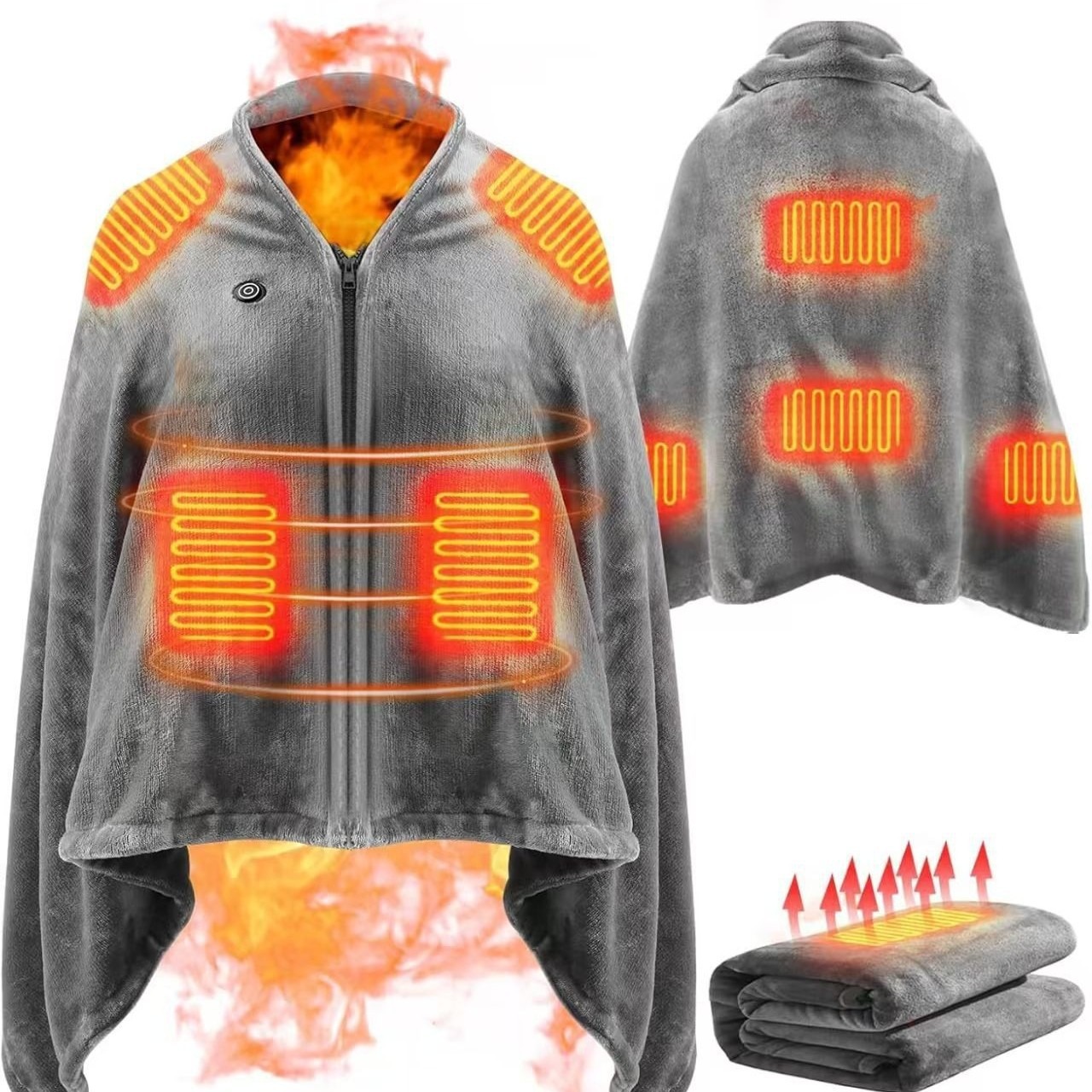 2025 NewUSB Heated Shawl Blank - огляд і ціна Outdoor Camping Heated Blanket