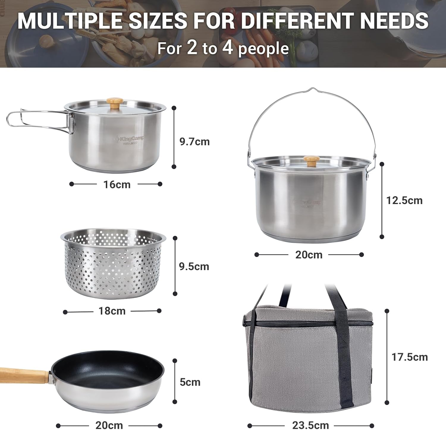 304 Stainless Steel Camping Co - огляд і ціна Outdoor Camping Kitchen Set
