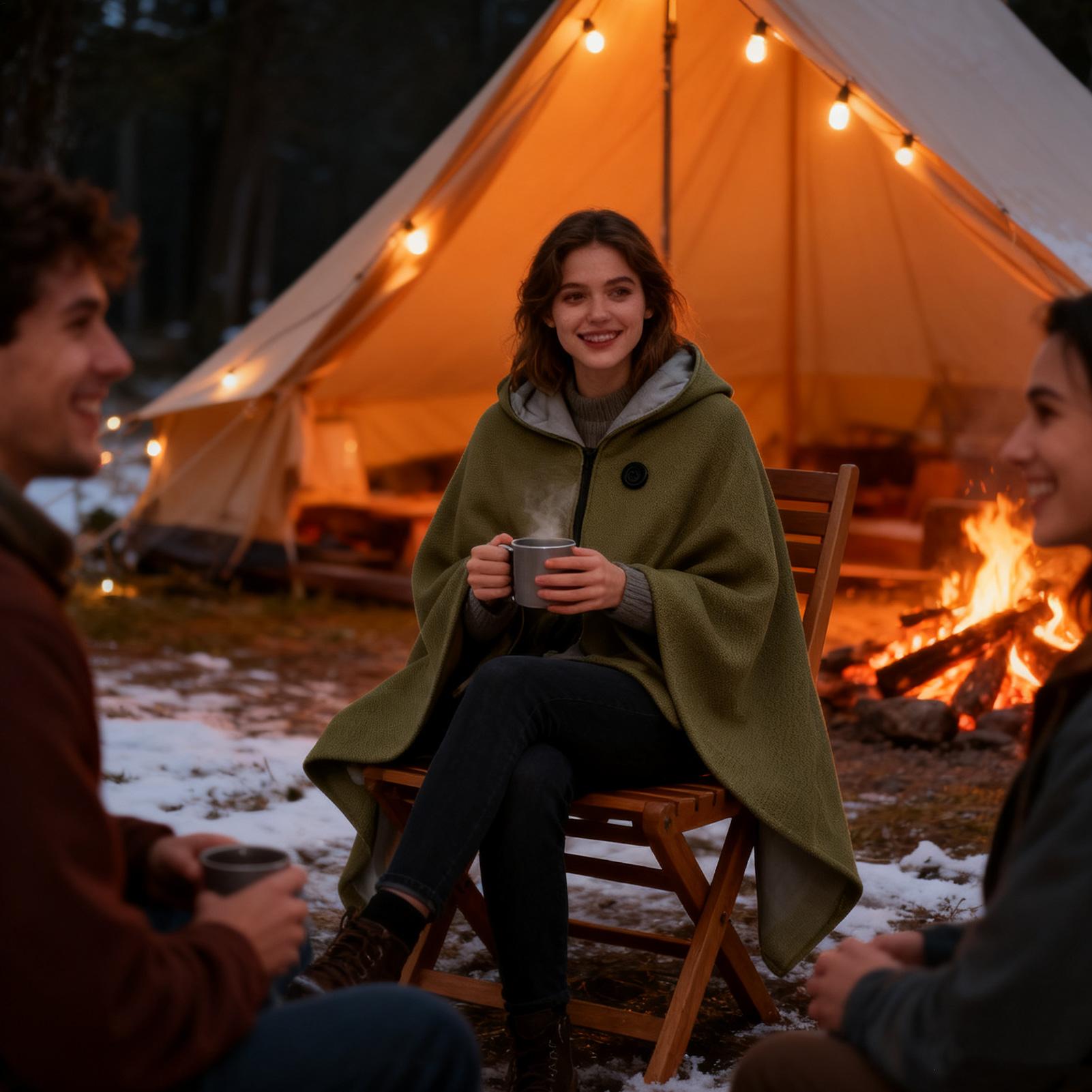 Heated Shawl 3 Gears Electric  - огляд і ціна Outdoor Camping Heated Blanket