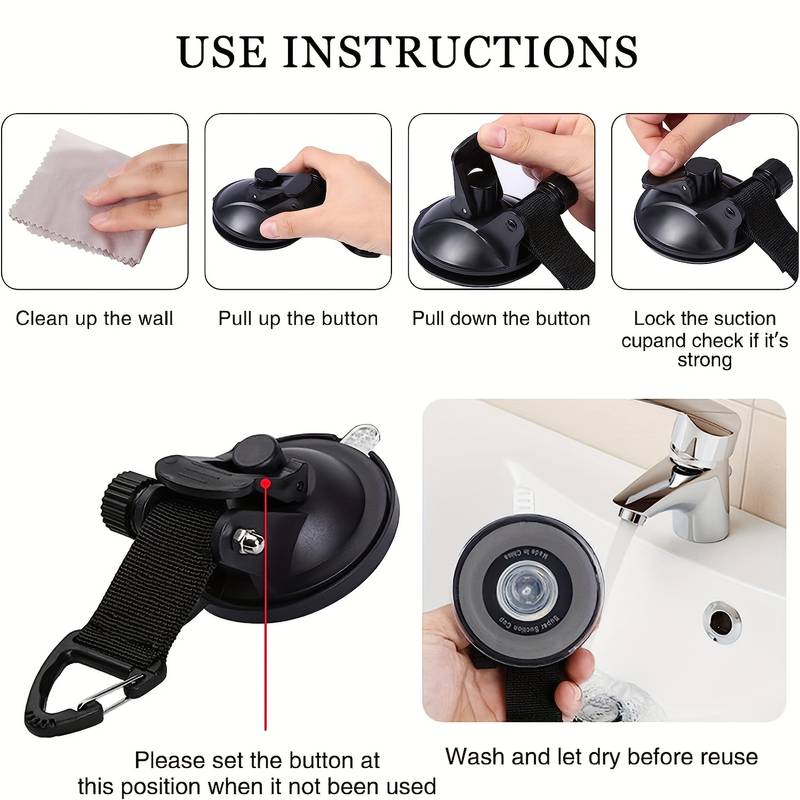 4Pcs Motorhomes Car Suction Cu - огляд і ціна Outdoor Camping Accessories