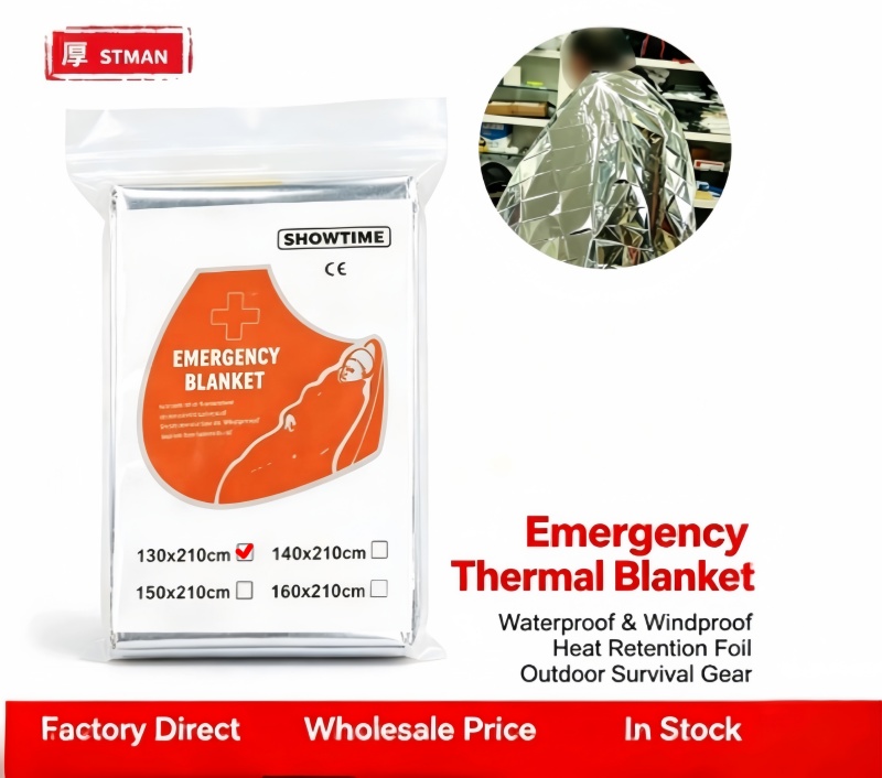 Mylar Thermal Emergency Blanke - огляд і ціна Outdoor Camping Heated Blanket