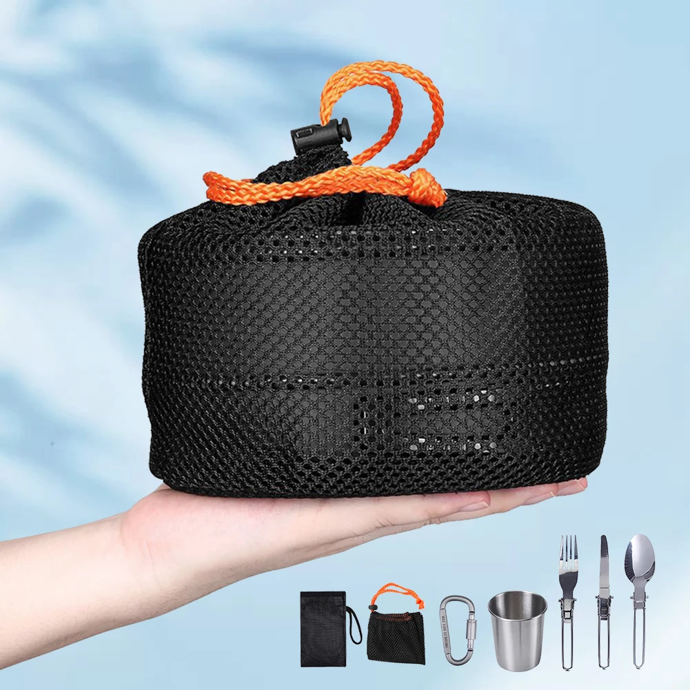 Camping Cookware Kit Kettle Po - огляд і ціна Outdoor Camping Utensils