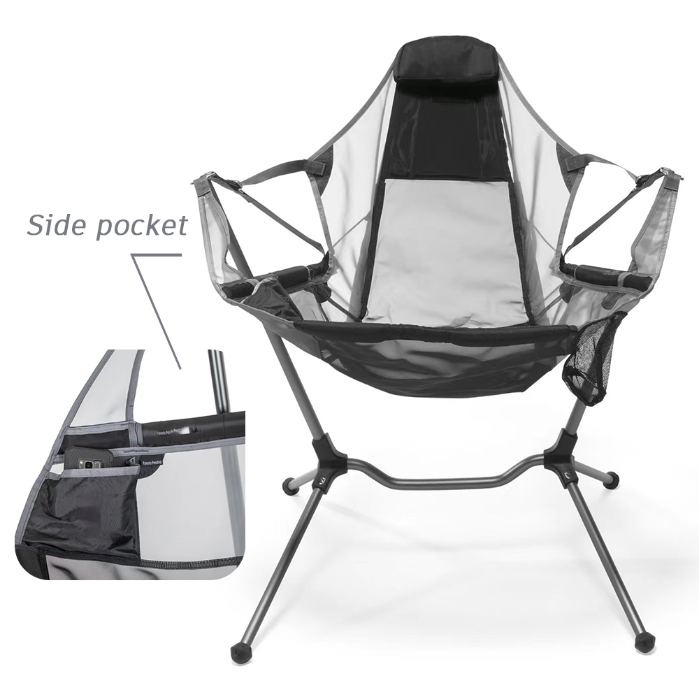Portable Aluminum Beach Foldin - огляд і ціна Outdoor Camping Rocking Chair