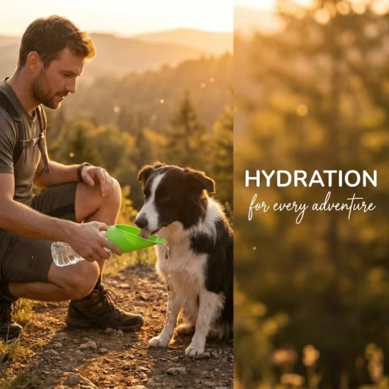 Dog cat Travel Water Bottle  P - огляд і ціна Collapsible Water Bottle