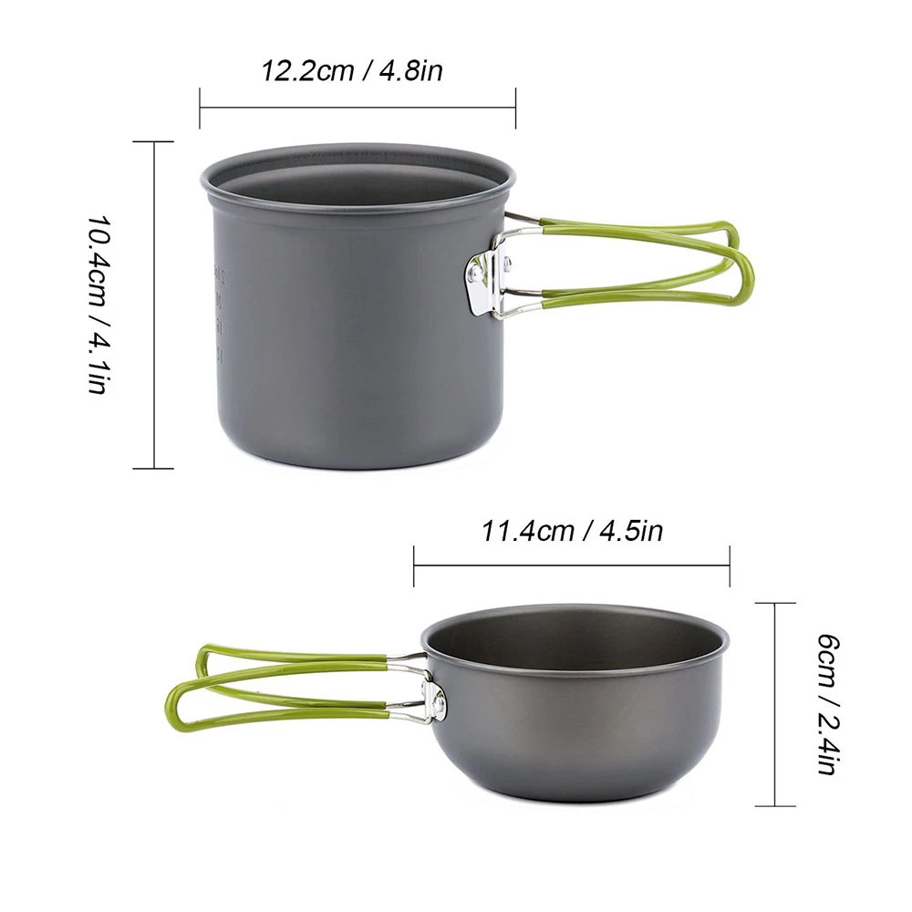 Camping Cookware Kit with Stov - огляд і ціна Outdoor Camping Kitchen Set